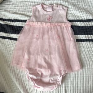 Kissy Kissy Pink Baby Dress with Bloomers